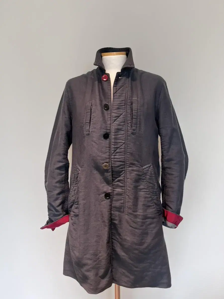 Undercover john UNDERCOVER cotton coat navy