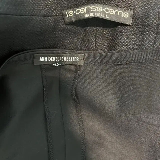 앤 드뮐미스터 Ann Demeulemeester 블랙 코트 남자