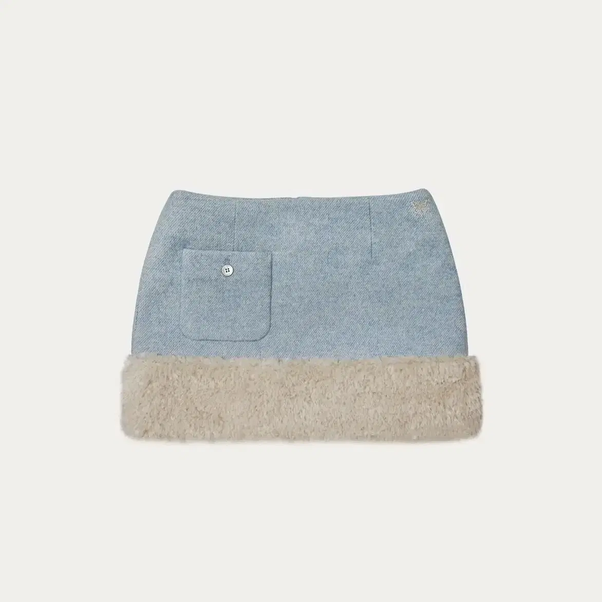 나비버스 naviverse bear fur skirt 퍼 스커트