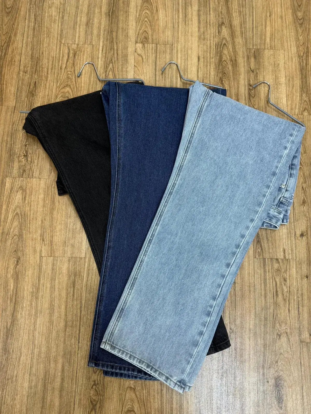 Plain Regular Fit Denim Pants