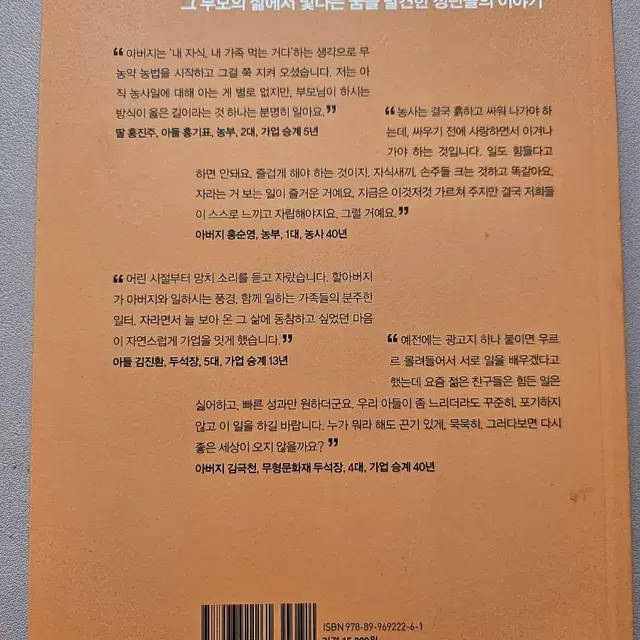 가업을 잇는 청년들