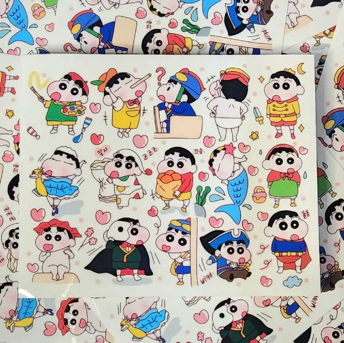 Crayon Shin-chan Cosplay Instagram Decoration sticker Transparent