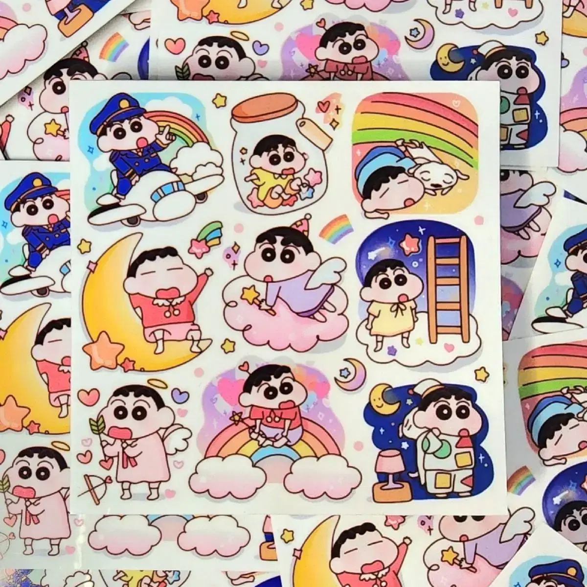 Stock2.5Set) Changu Dream Naraines sticker In-Cut Daku Transparent Sticker