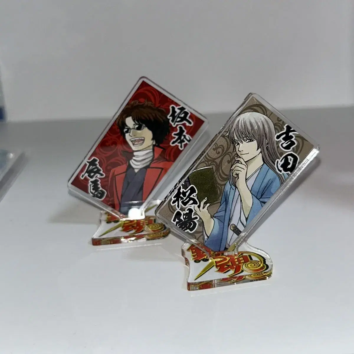 Gintama Original Art Square acrylic Shoyo/Sakamoto in bulk