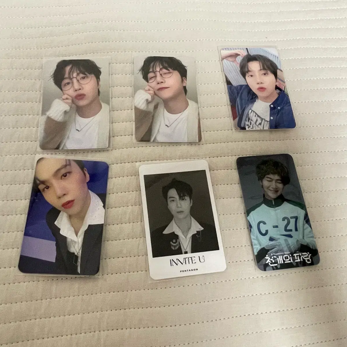 Pentagon photocard wts Jin Ho hui hongseok shinwon yan an yeo one yuto kihno Wooseok