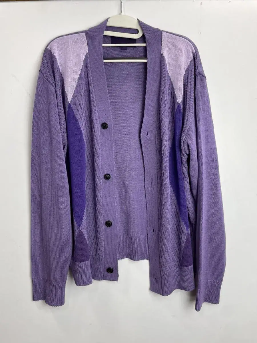 Purple cardigan Be Slow