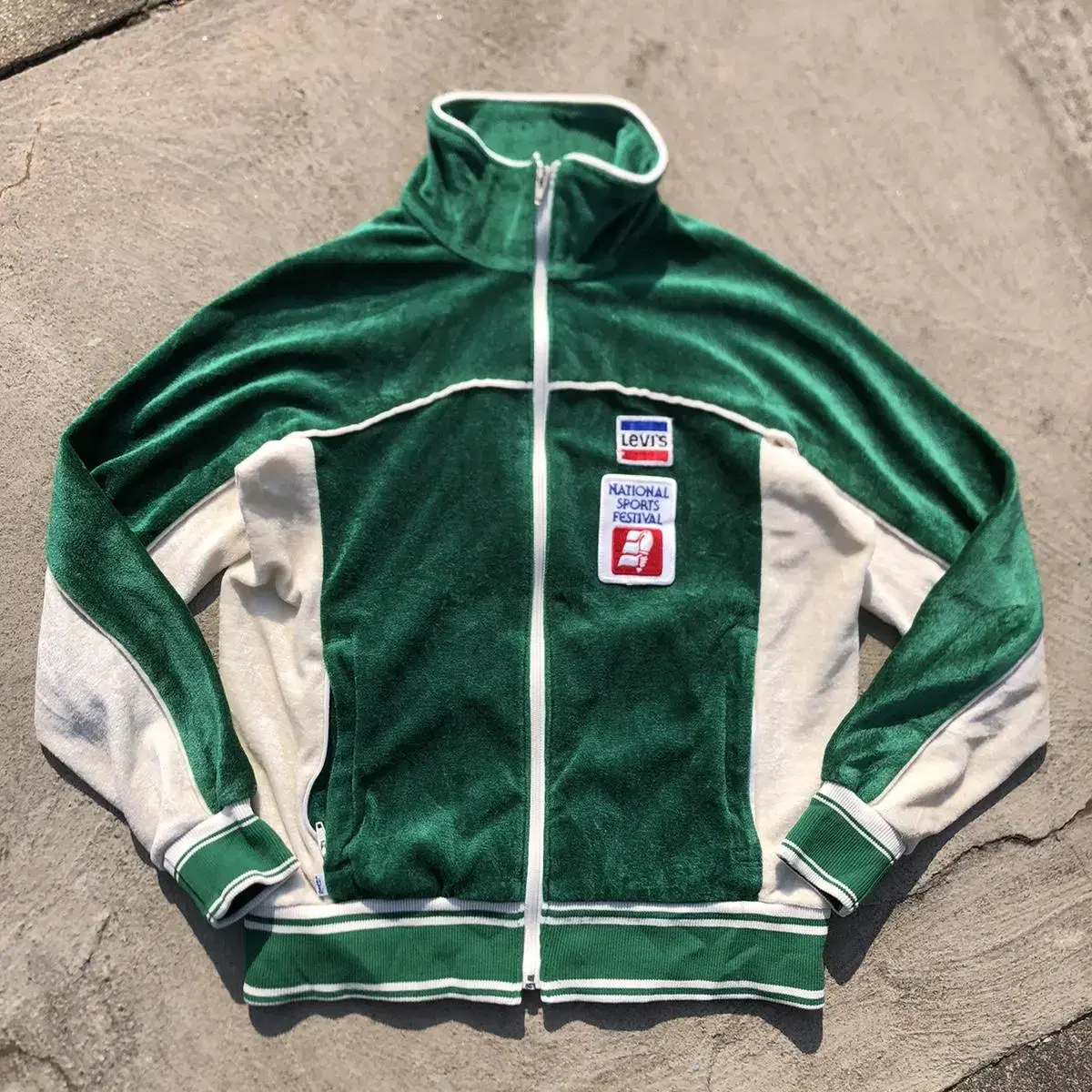 [L] 80s Levis National Sports Festival Jersey Jacket