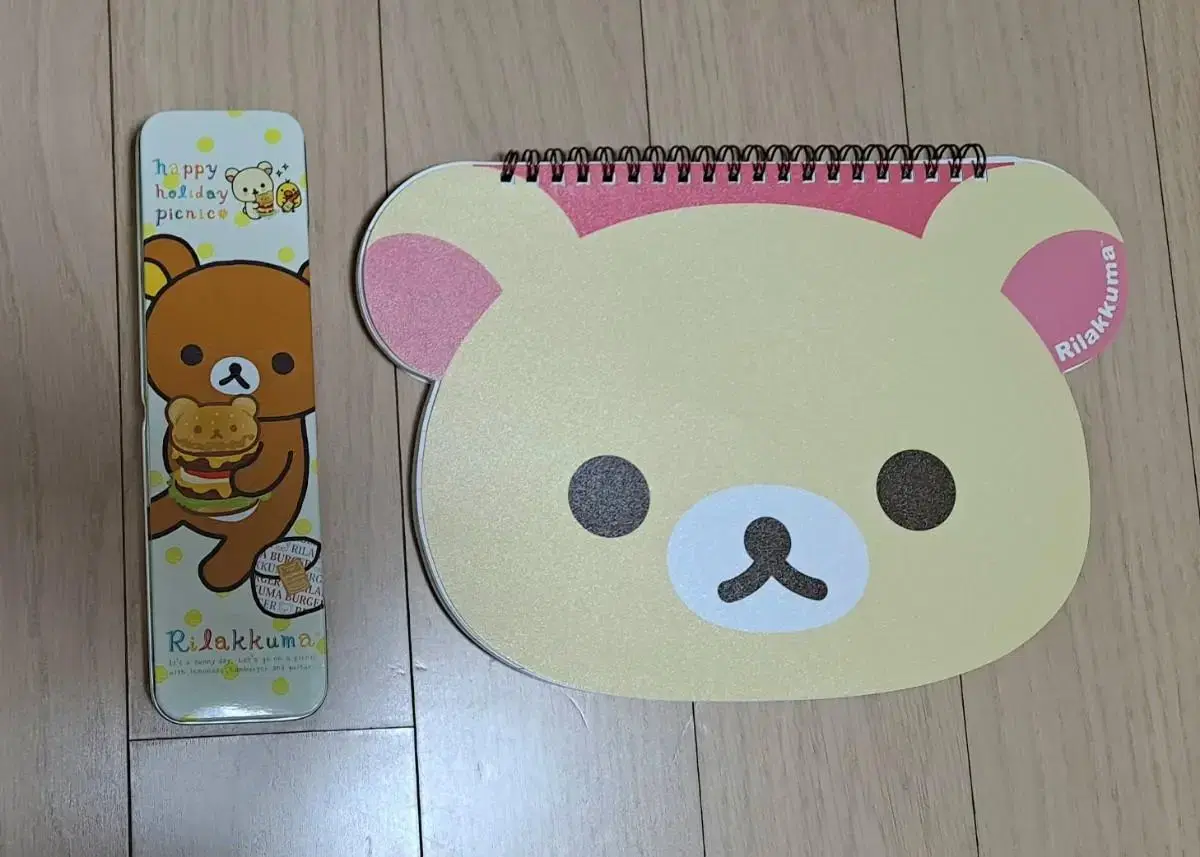 Last Price Drop) Korirakkuma Iron Pencil Case Korirakkuma Face Notebook in Bulk