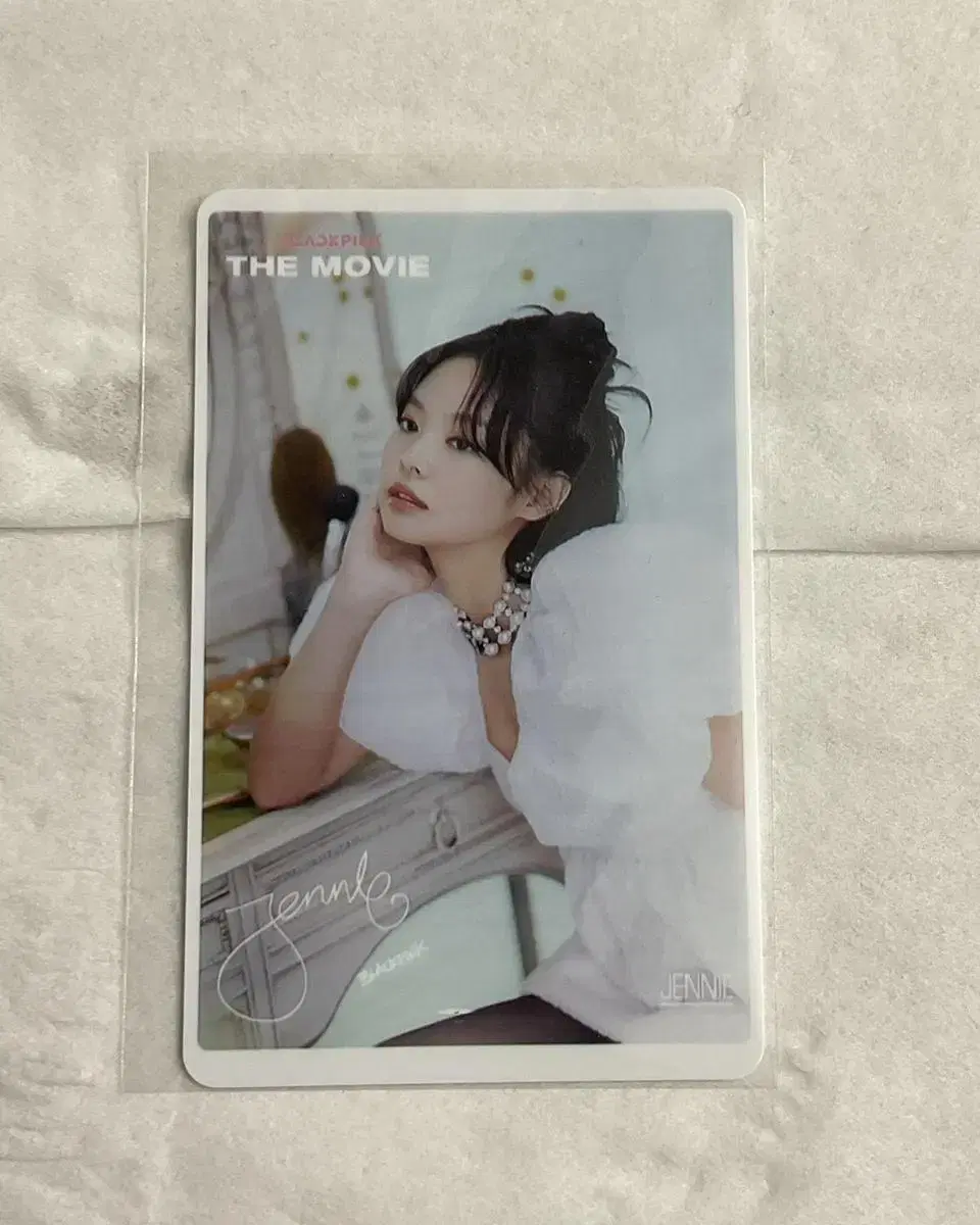 Black Pink The Movie jennie photocard