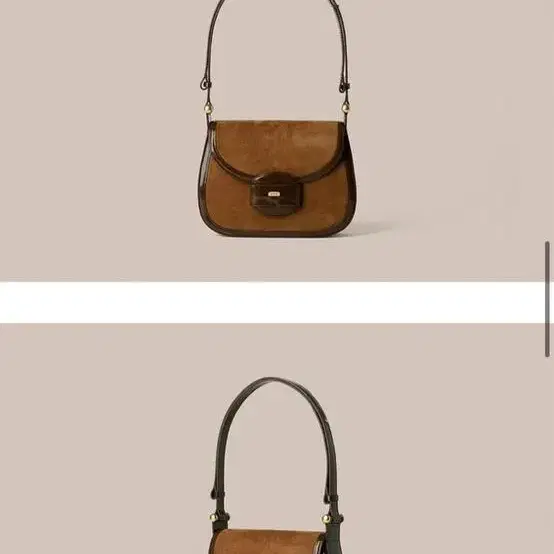 ETTE SADDLE BAG_SUEDE BROWN