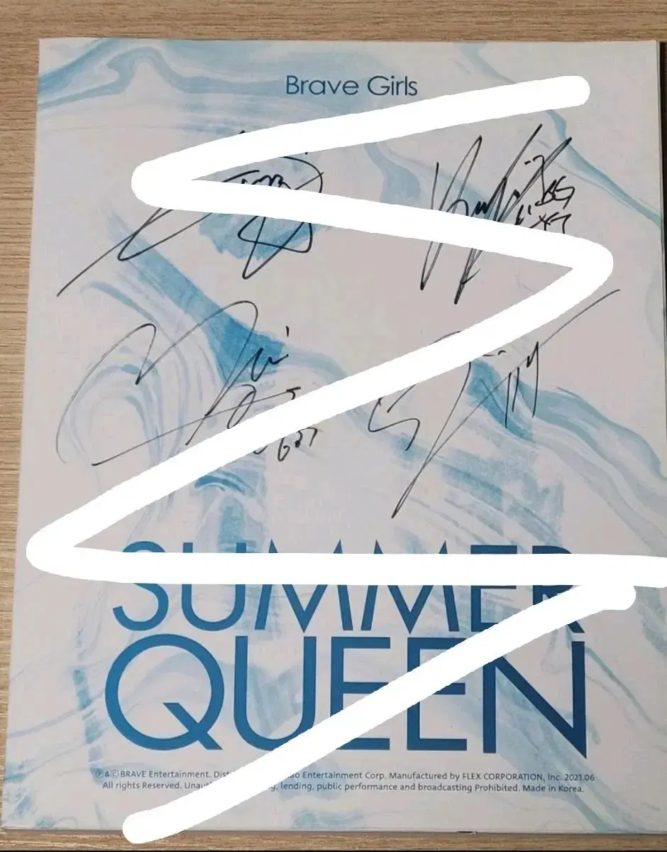 Brave Girls Summer Queen Signing Album sell Chimatwarm Album