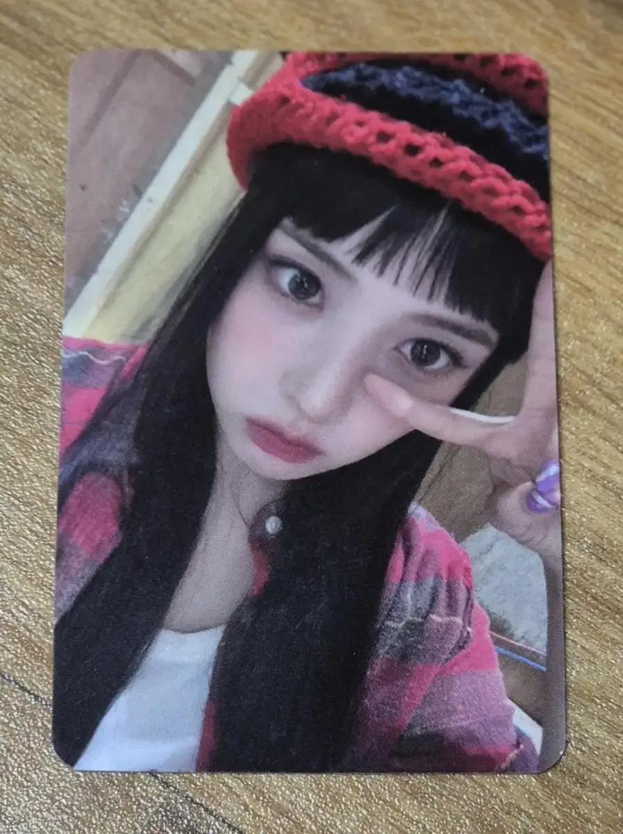 NMIXX jiwoo broadcast photocard NMIXX broadcast Photocard