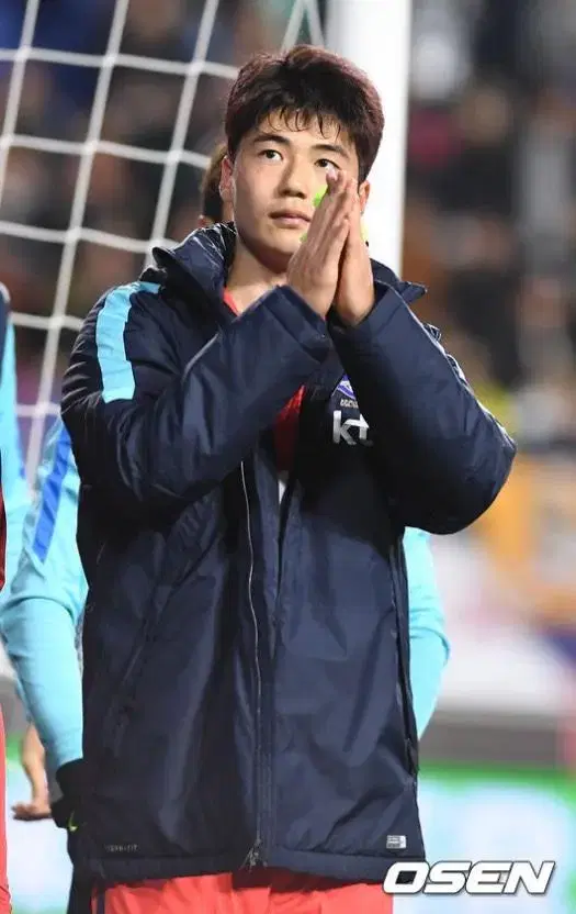 대한민국 축구대표팀 국가대표 선수용 국대 미드필드자켓 패딩