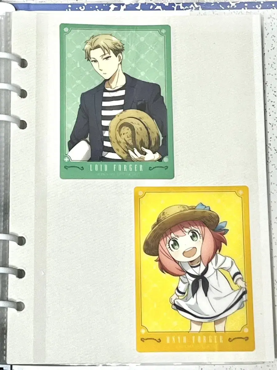 SPY FAMILY Animated pre-order benefit 6 Clear Cards