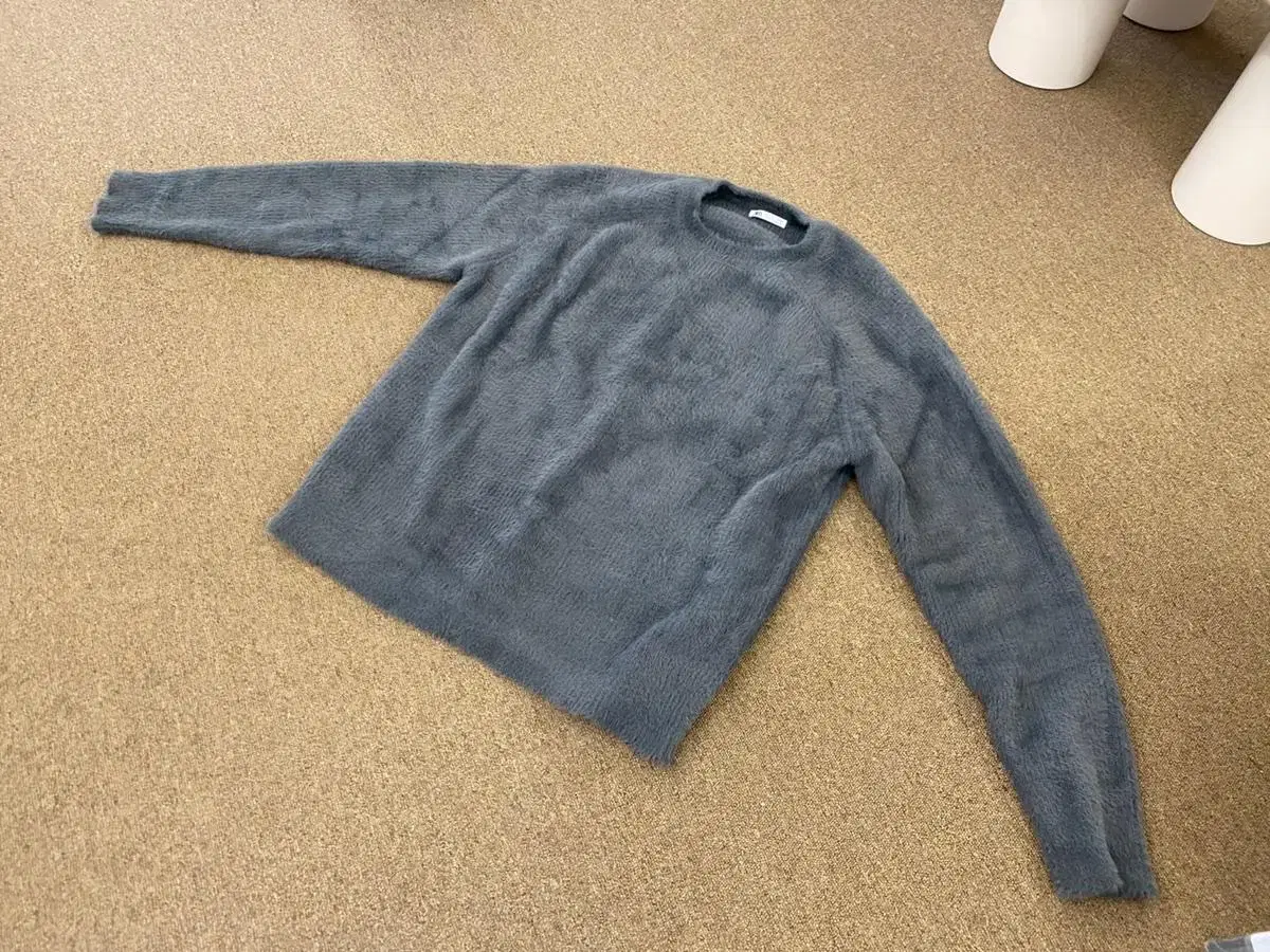 [L] Zara Zara Mohair knit charcoal gray