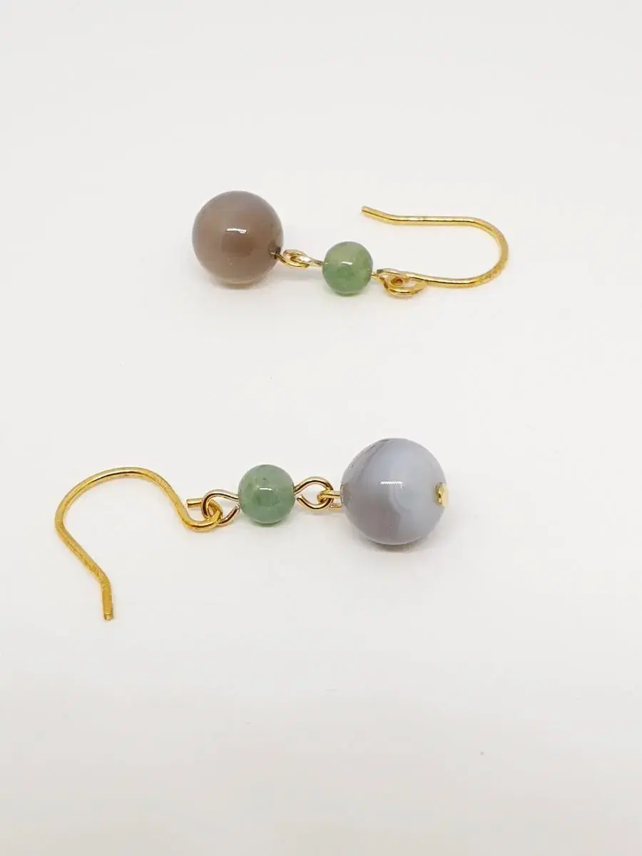 Botswana agate gemstone earrings