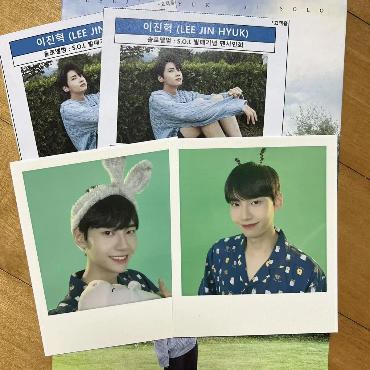 Jin Hyuk Lee Busan offline fansign pre-order benefit polaroid WTS