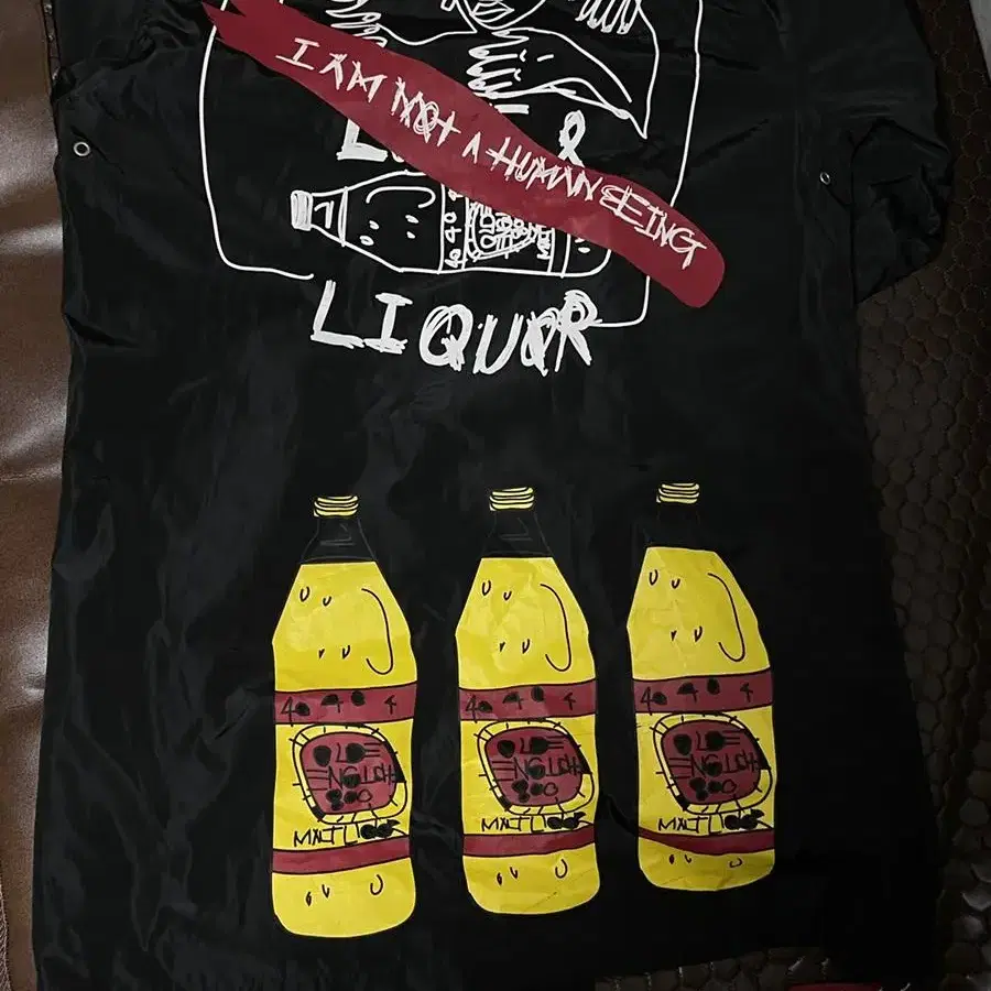 아임낫휴먼비잉 절판 트렌치코트 LuvLiquor