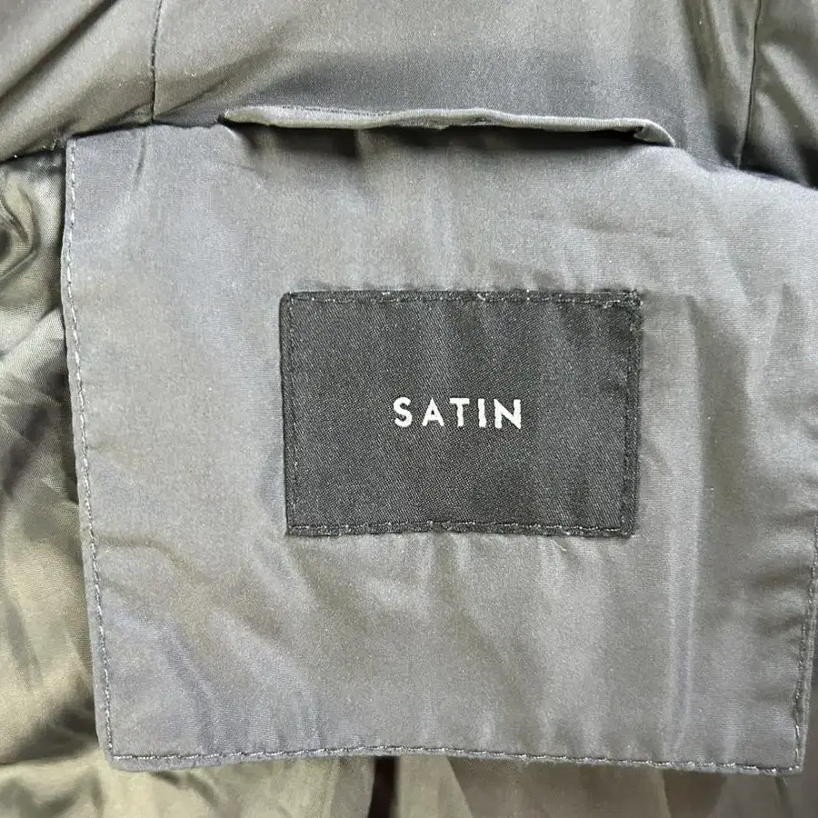 Satin 폭스퍼 롱패딩