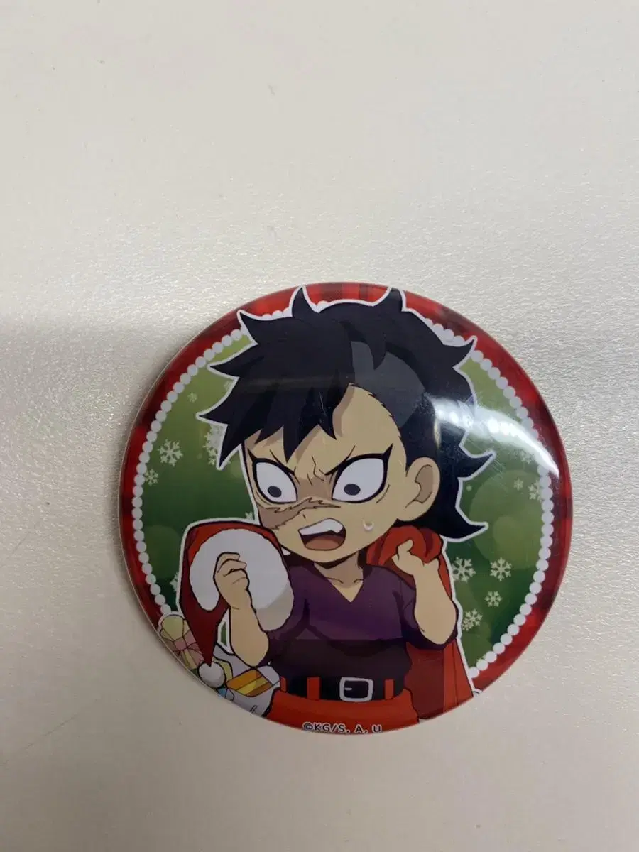 Demon Slayer Kenya Christmas Can Badge