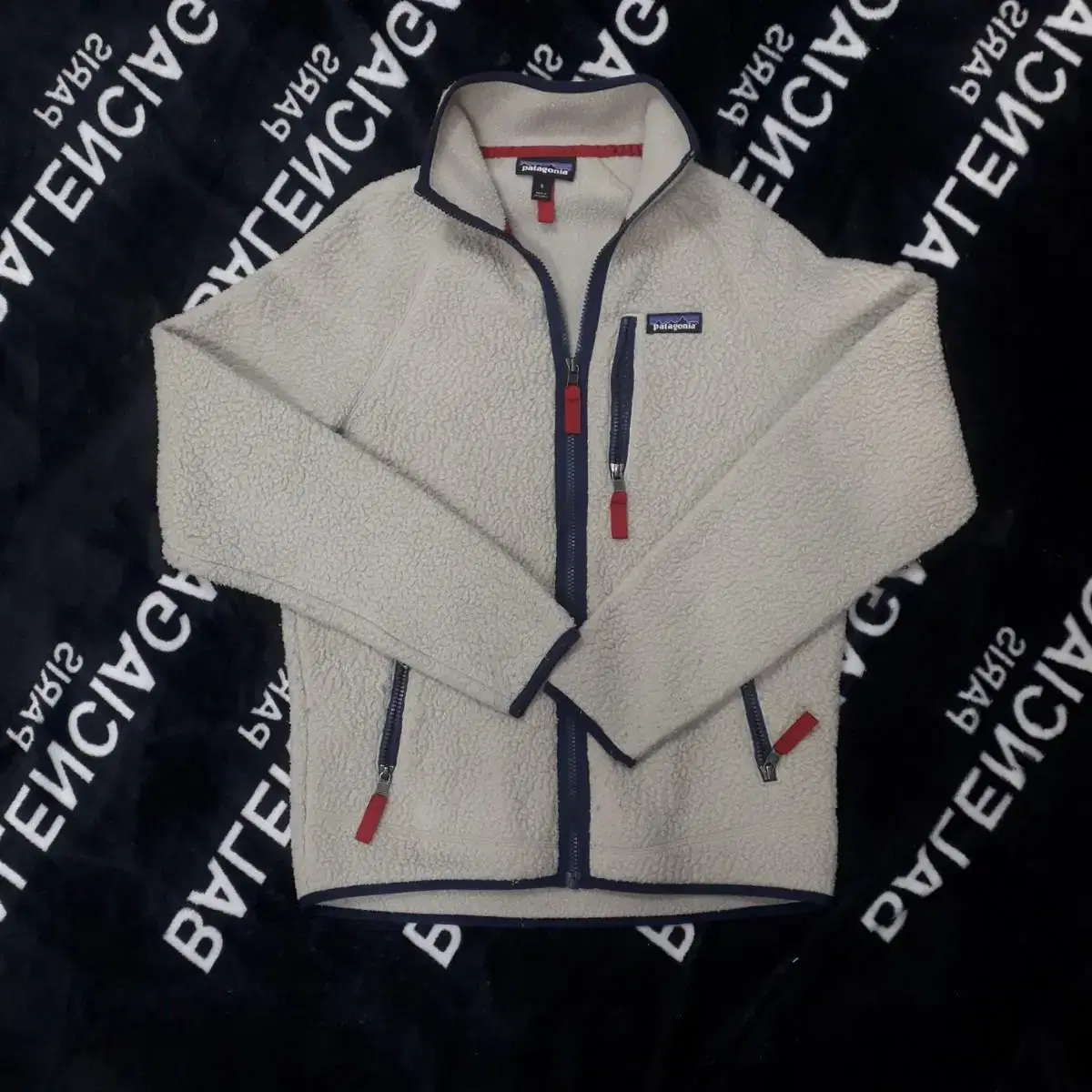 S)Patagonia Retrofile Oatmeal Fleece Hoodie