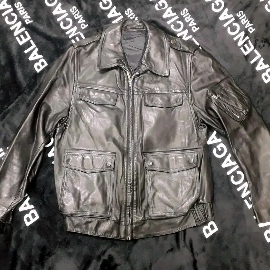 German Police  Leather Jacket