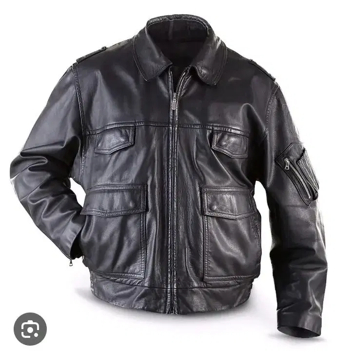 German Police  Leather Jacket