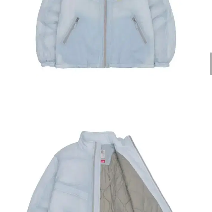 스컬프터 openwork stitch jacket baby blue 세트