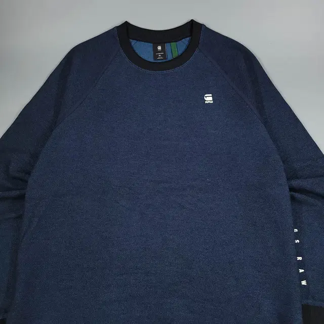 G-STAR RAW 지스타로우 다크네이비 블랙 레글런 PK 피케 긴팔 티