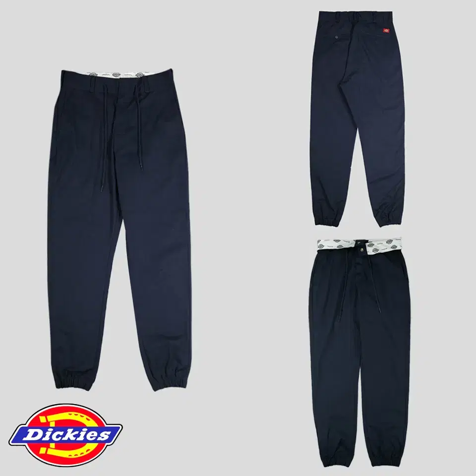 DIKIZ Deep Navy Patch Logo 181M Poly Cotton Blend Back Banding Instep Slim Fit