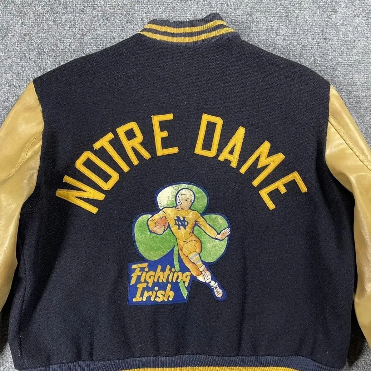 Rare 50s notre dame 풋볼 챔피온 바시티 자켓  L