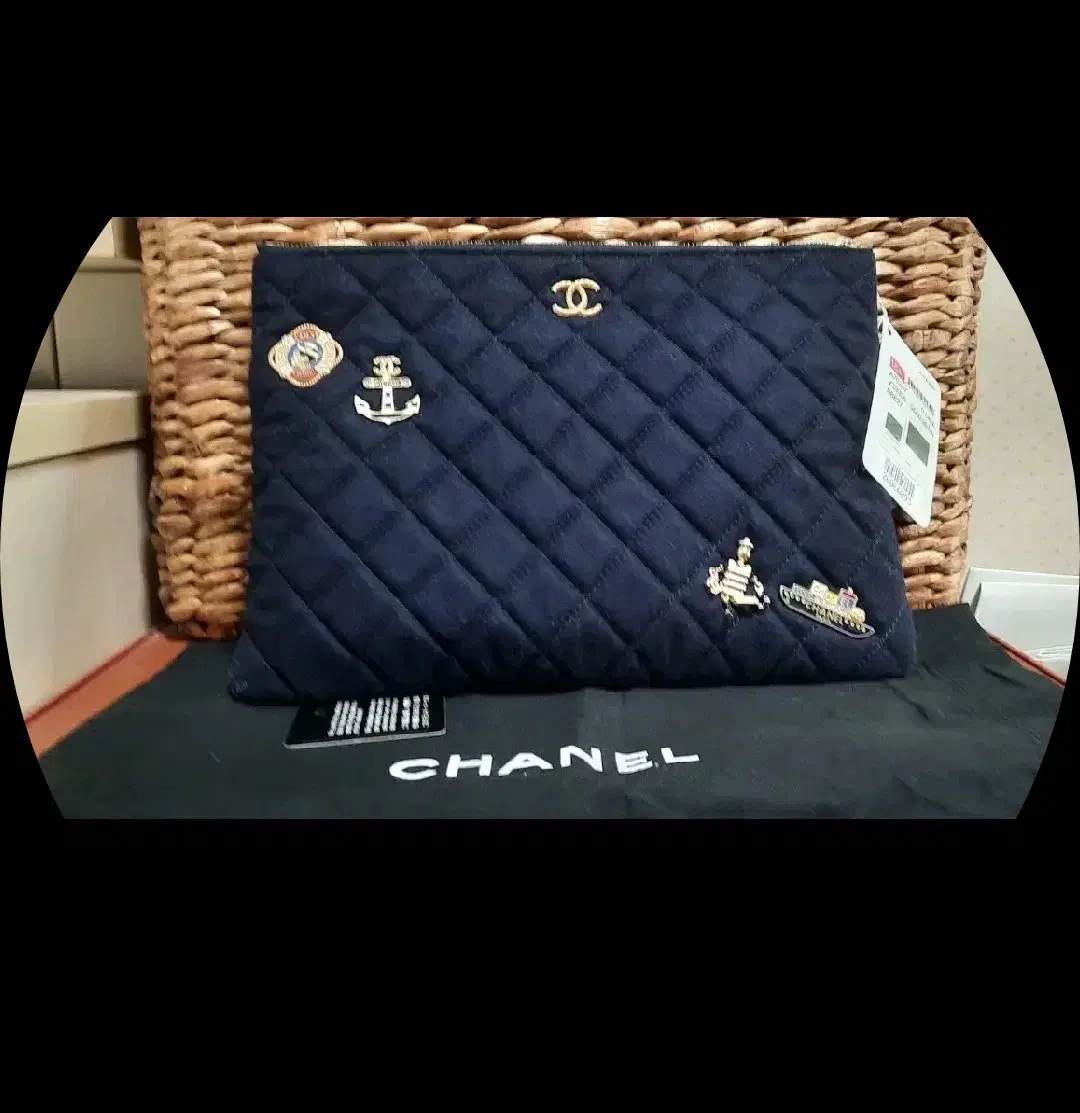 샤넬 백 클러치백 Chanel Navy Blue 가방 가격인하