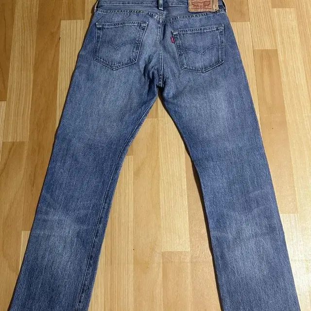 (29~30)00s Levis 리바이스 데미지 패치 501 중청 데님 청