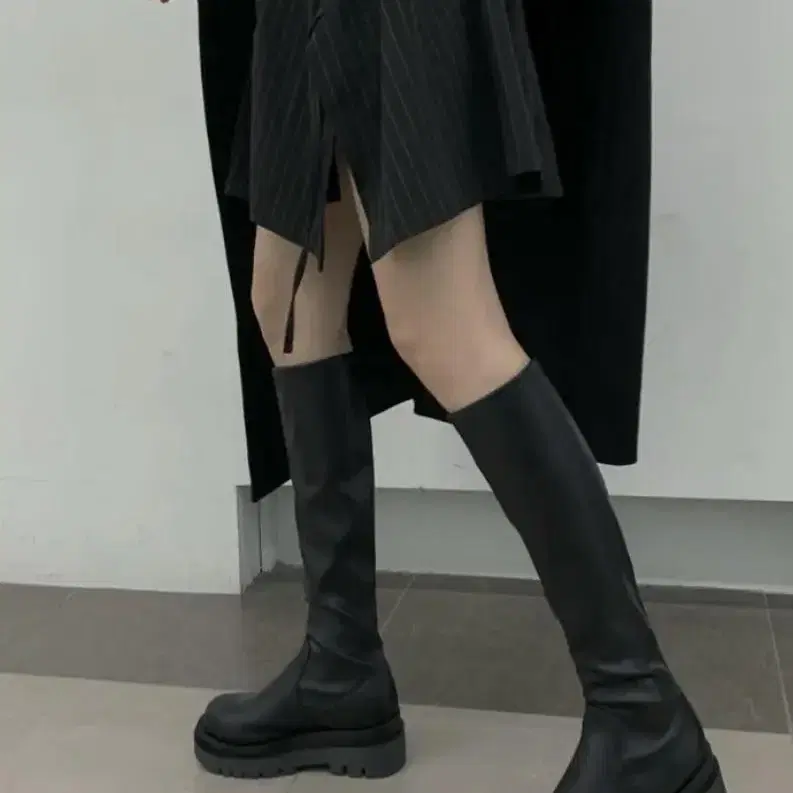 long boots black 225사이즈