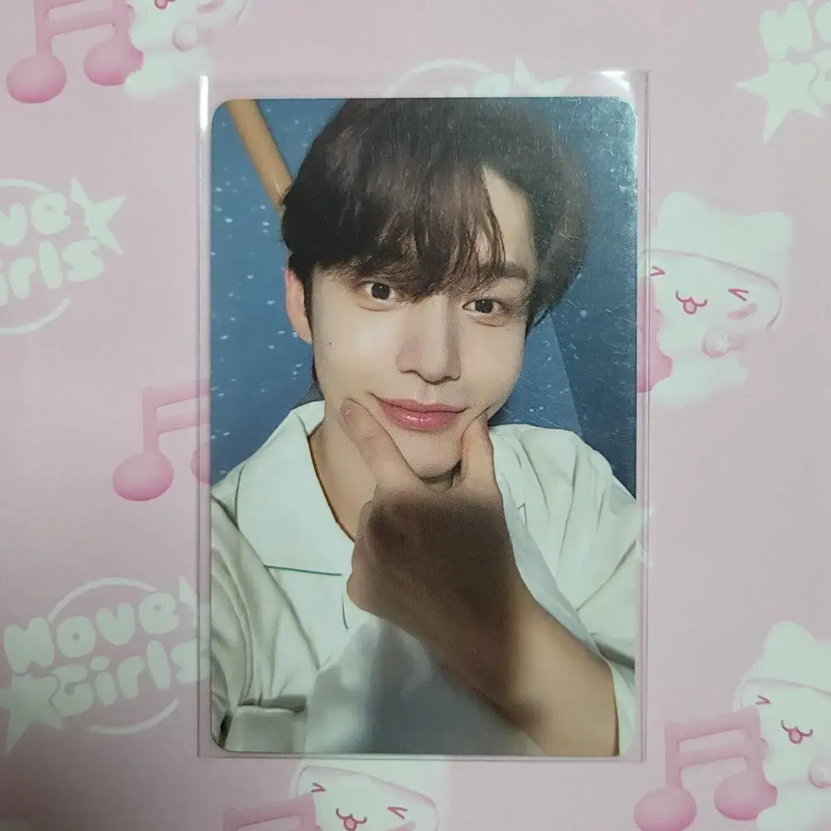 zb1 kim jiwoong ballmalang with muu unreleased photocard meltingpoint photocard