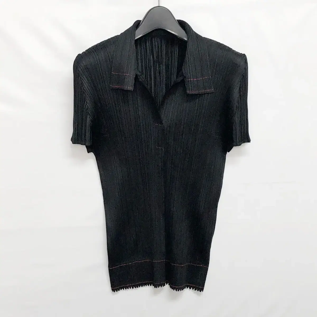 Pleats Please Short Sleeve Top/Size 4/Made in 1989