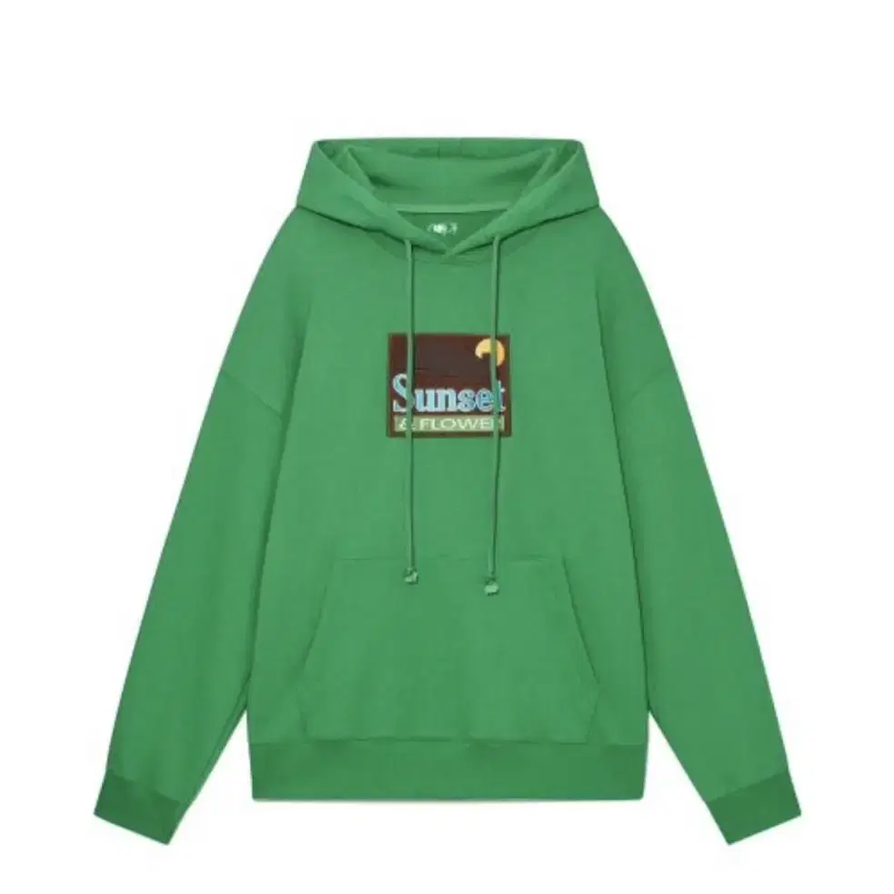 기준(Kijun) 선셋 후드 그린(Sunset Hoodie Green)