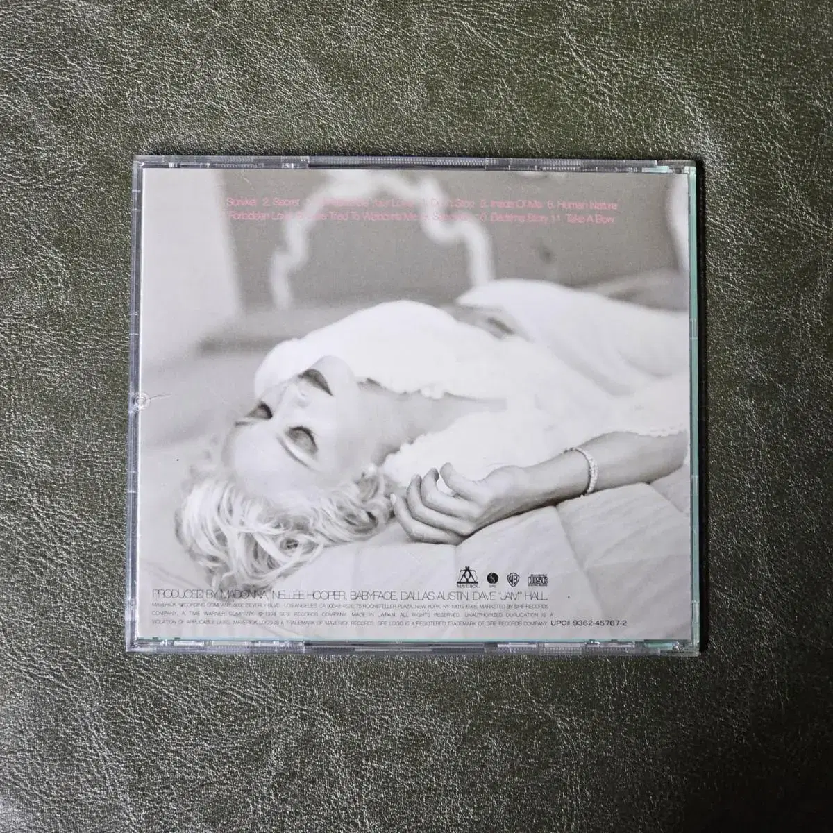 마돈나 MADONNA Bedtime Stories 일본 CD 중고