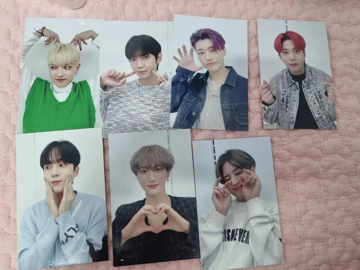 ateez photocard fireworks unreleased photocard set