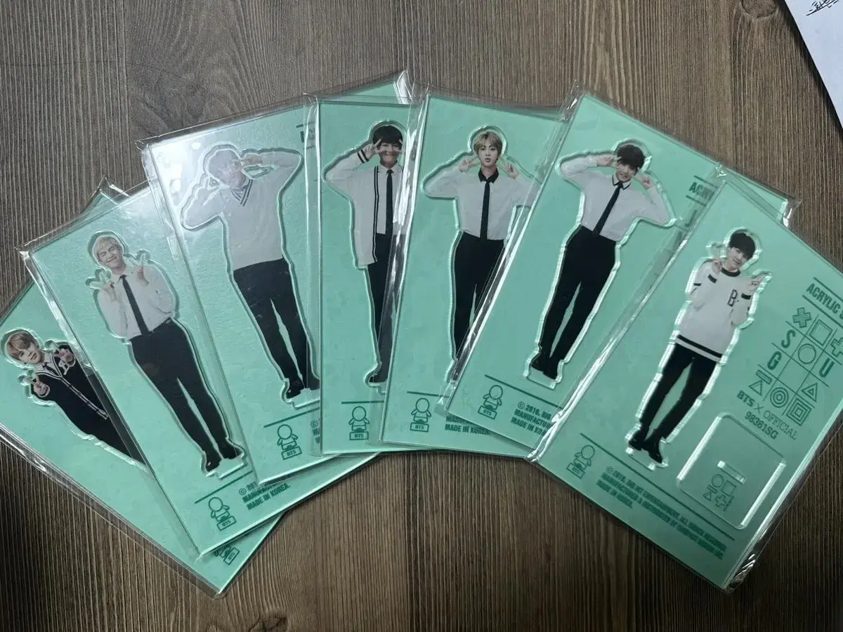 bts 3rd member muster acrylic stand sells