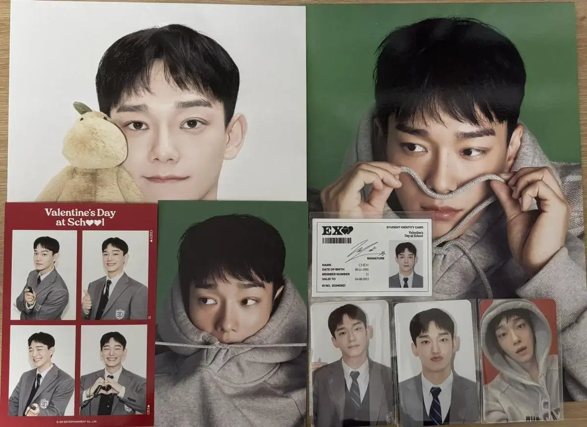 2024 exo seasons greetings chen buncheol photocard wts SOURCES