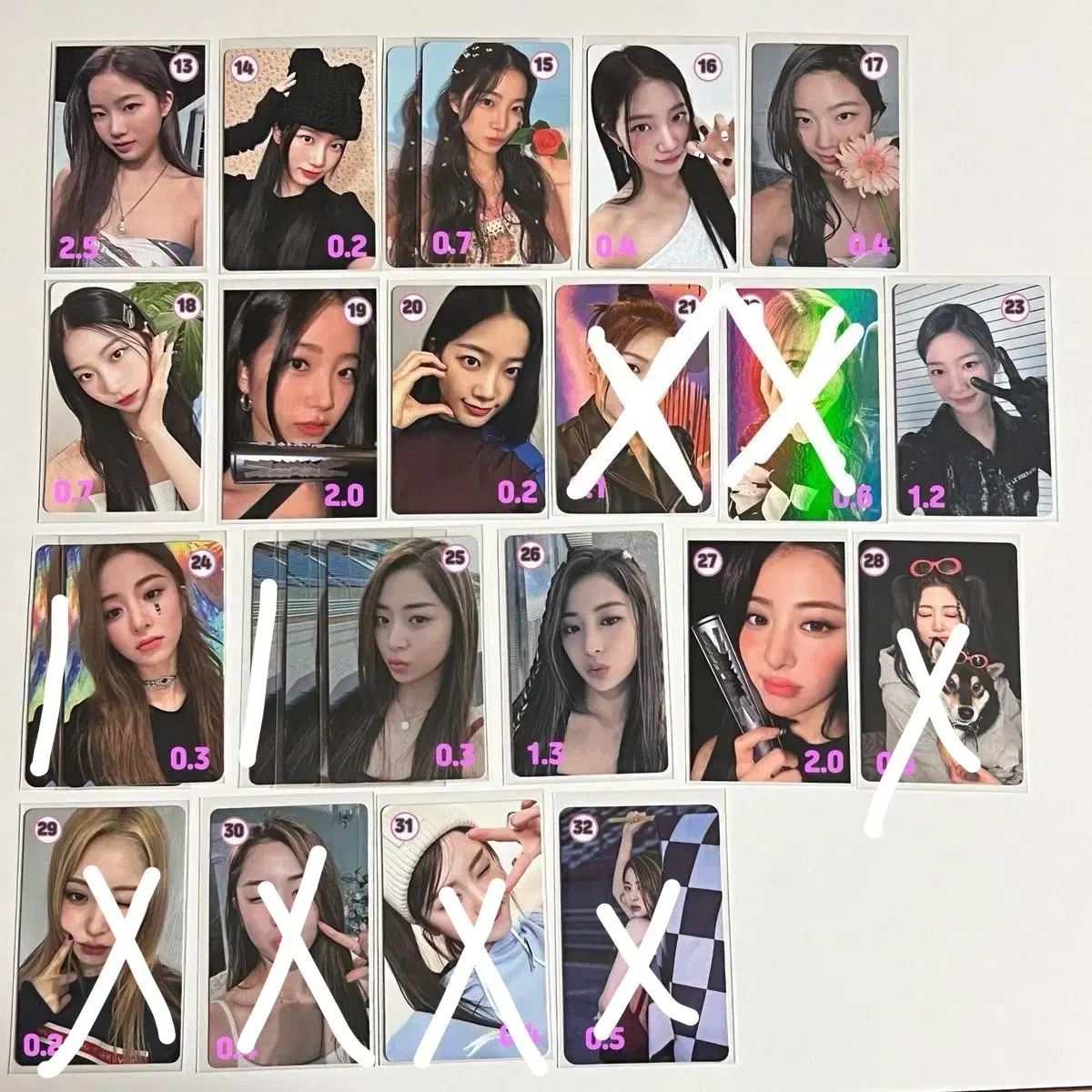 le sserafim photocard hong eunchae kim chaewon kazuha huh yunjin alfo photocard ld