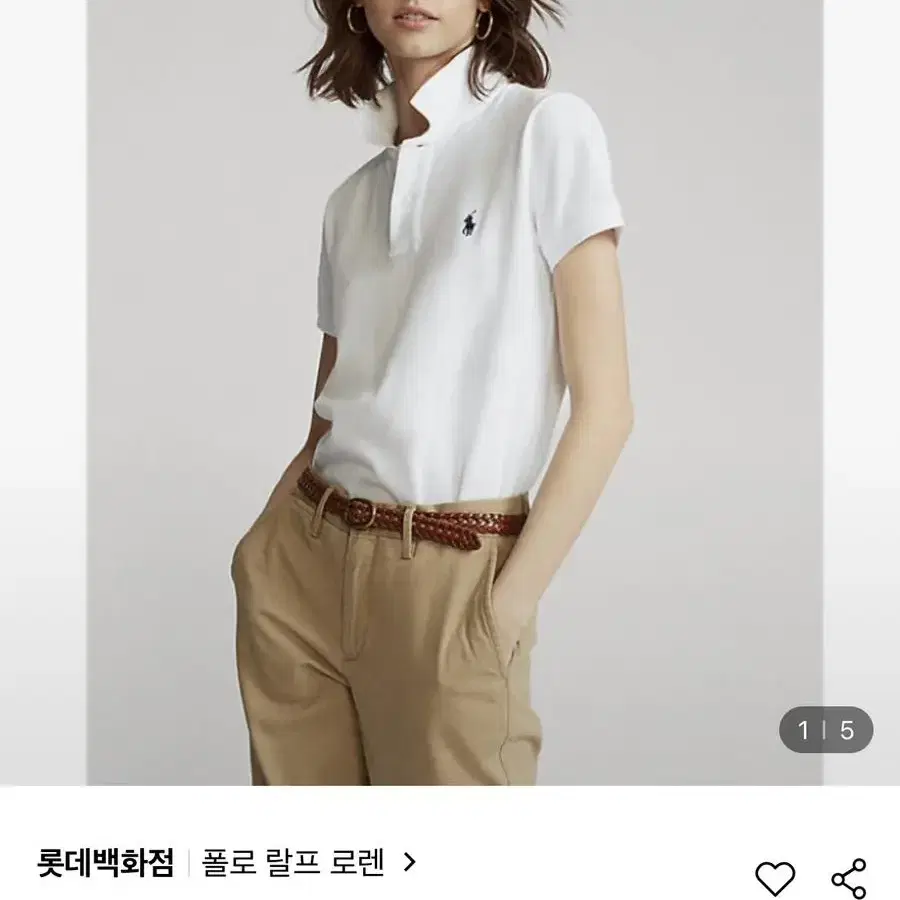 폴로 랄프 로렌 여성 클래식핏 메시 폴로 셔츠s