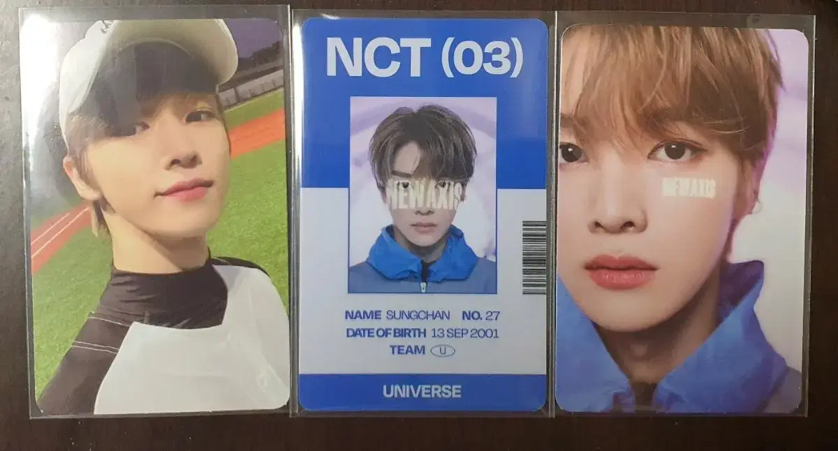 NCT NCT Universe ID kard photocard set riize sungchan poka