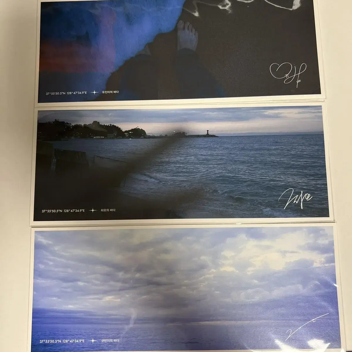 zerobaseone zb1 diicon sea postcard han yujin kim gyuvin zhang hao postcard