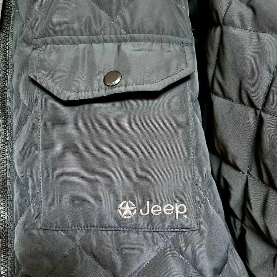 Jeep 퀼팅 다운 자켓