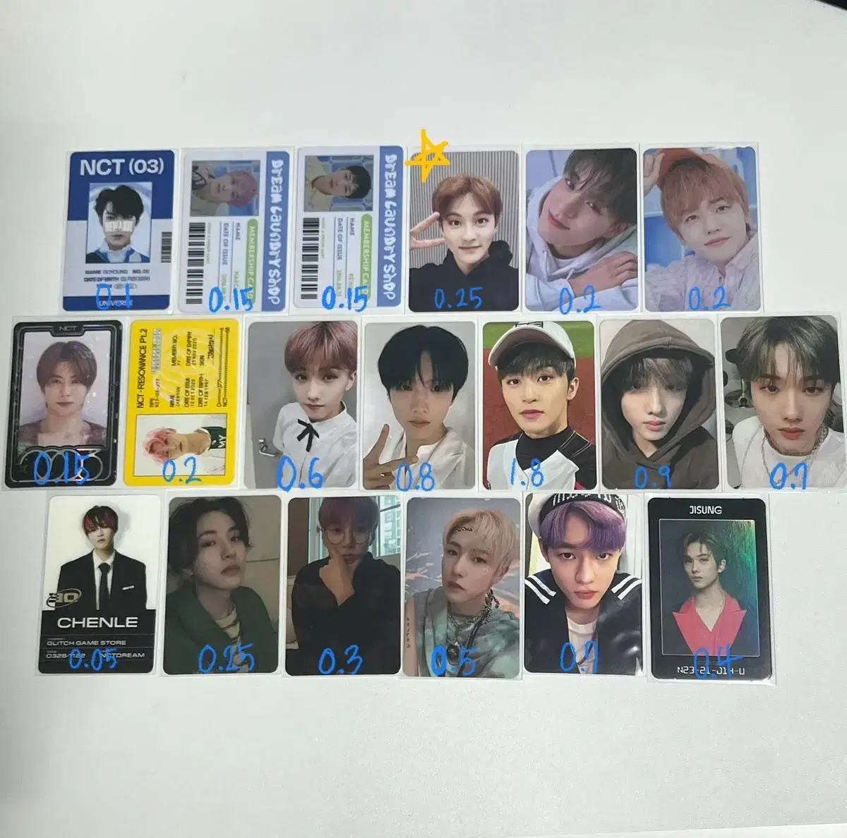 nct nct photocard wts nct dream nct 127