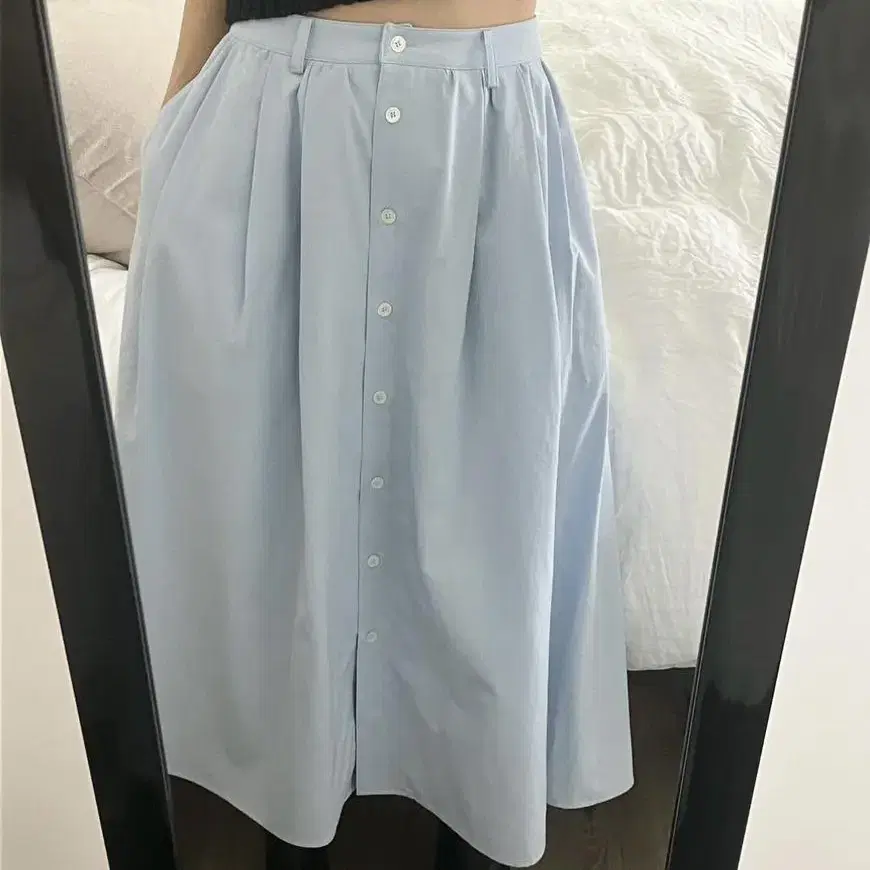 HOWUS 호와스 라헬 스커트 스카이블루 LAHEL SKIRT