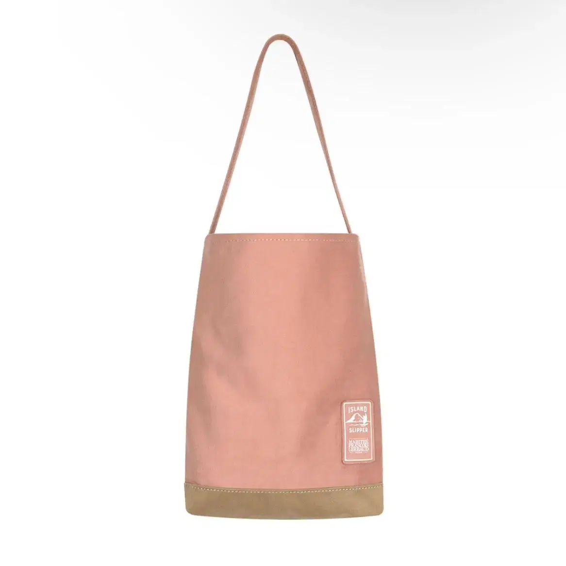 MFG X ISLAND SLIPPER SUEDE TOTE BAG pink