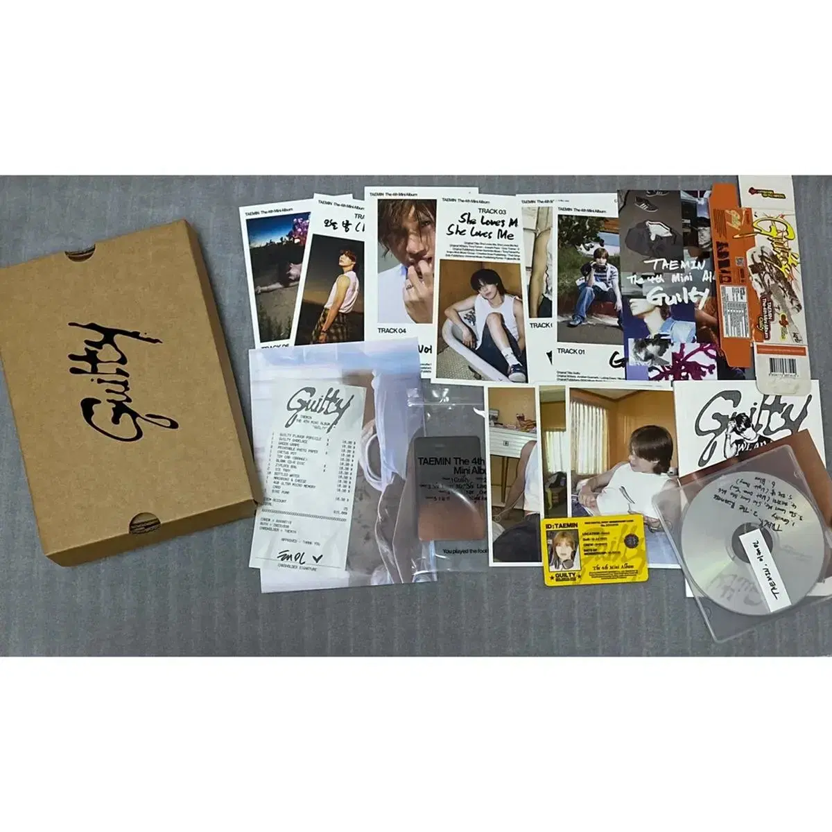 Shinee taemin Solo Guilty Archives Box Album